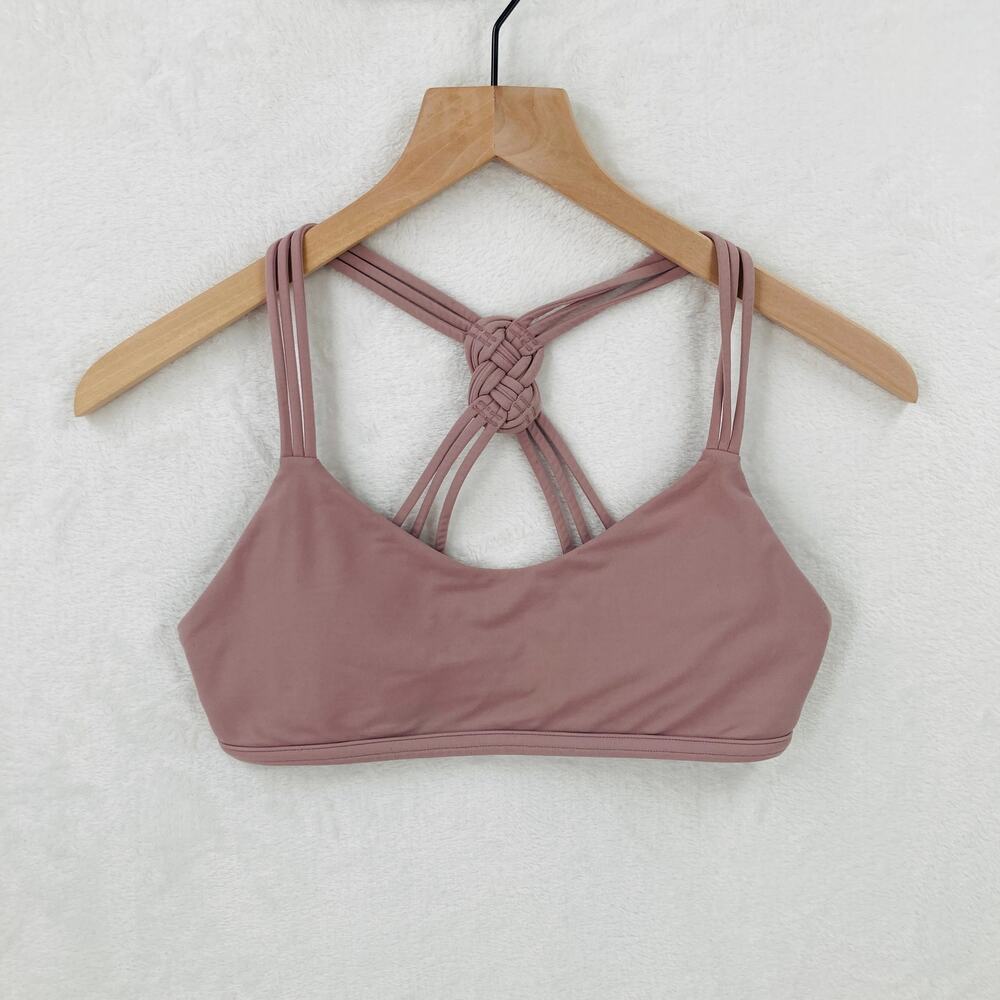 Lululemon Love Knot Sport Bra Womens 4 Mauve Padded